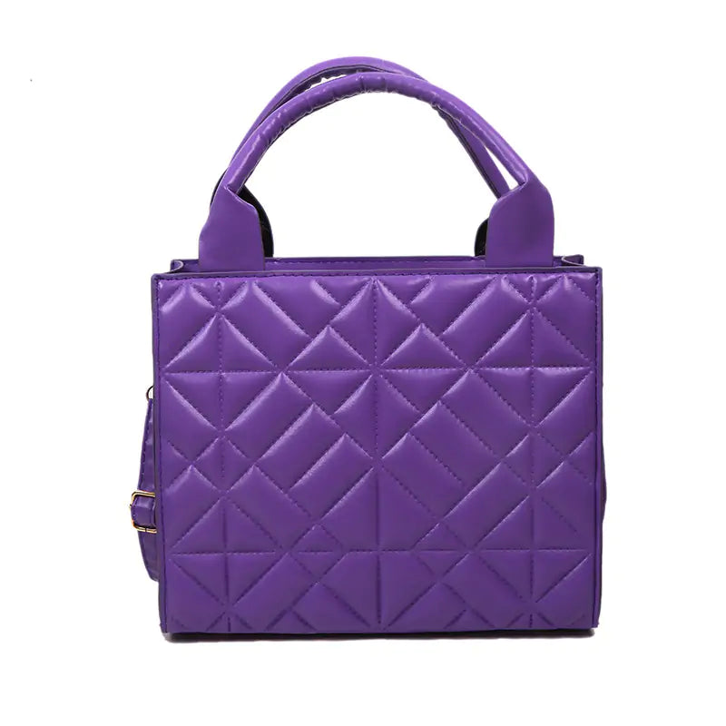 Chic Lattice Shoulder Bag